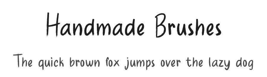 Handmade Brushes by UI Creative — Script Handwritten Font