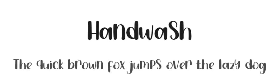 Handwash by PiPi Creative STUDIO — Script Handwritten Font