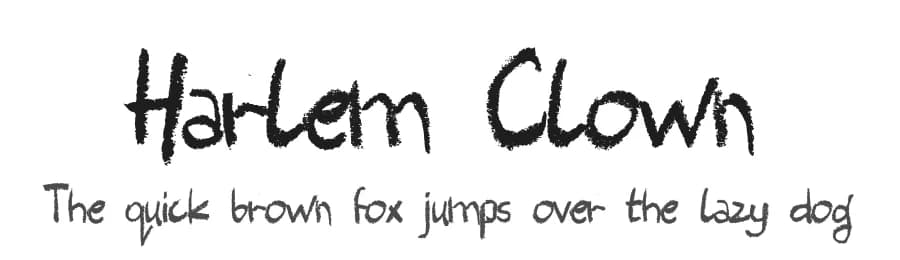 Harlem Clown by Leszek Soltys — Script Handwritten Font
