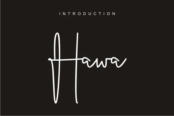 Hawa Font by harisprawoto — Script Handwritten Font