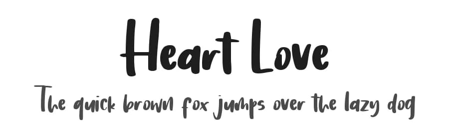 Heart Love by DM Letter Studio - Dimas Prasetyo — Script Handwritten Font