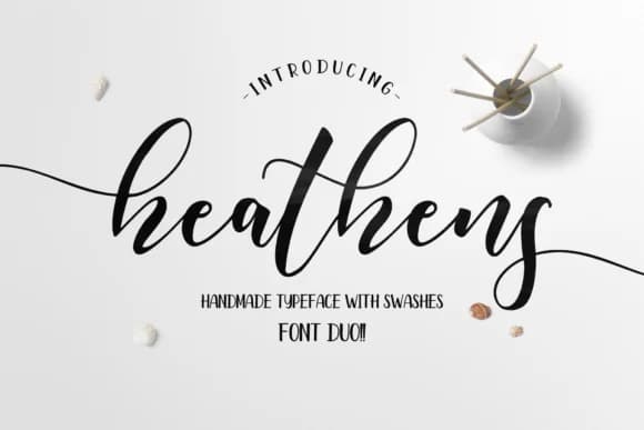 Heathens Script Font by fargunstudio — Script Handwritten Font