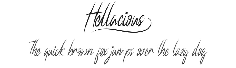 Hellacious by RaisProject — Script Handwritten Font