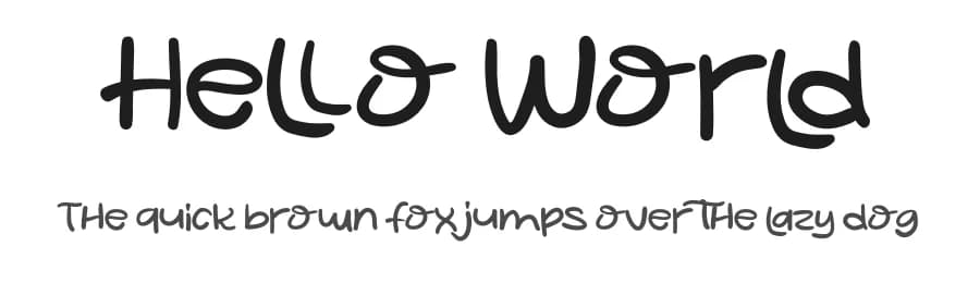 Hello World by Muharima Rasyid — Script Handwritten Font