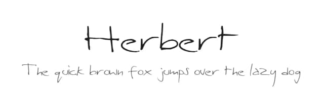 Herbert by Uddi Uddi — Script Handwritten Font