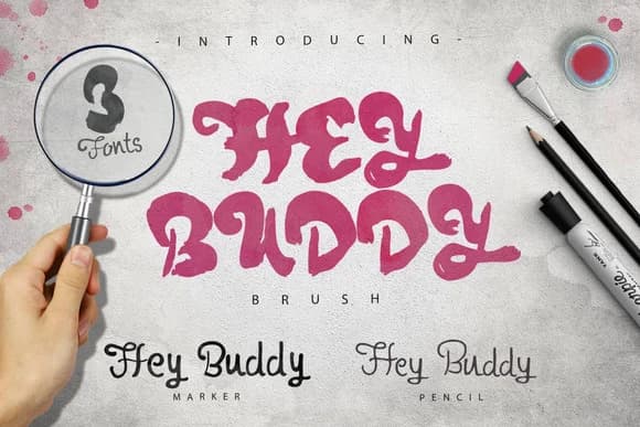 Hey Buddy Font by SmartDesigns — Script Handwritten Font