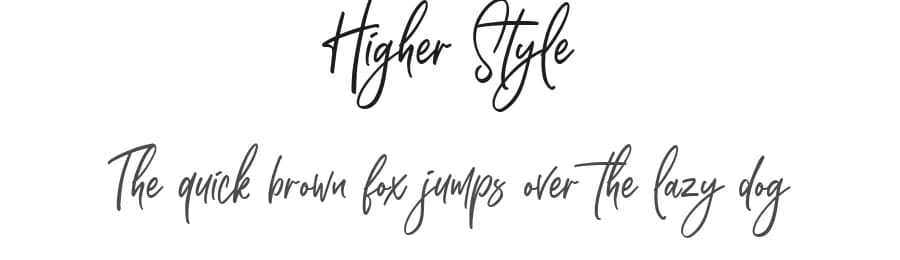 Higher Style by Lettersiro Studio — Script Handwritten Font
