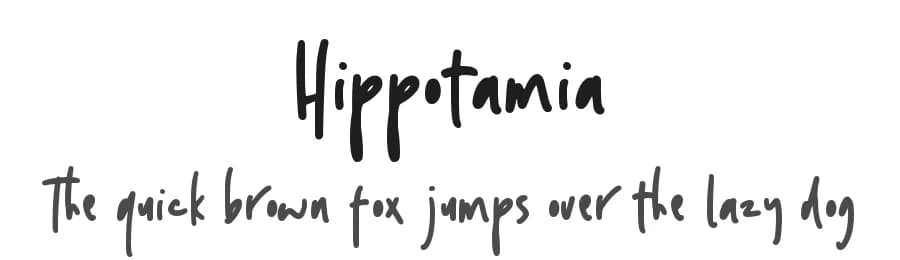 Hippotamia by Sronstudio — Script Handwritten Font