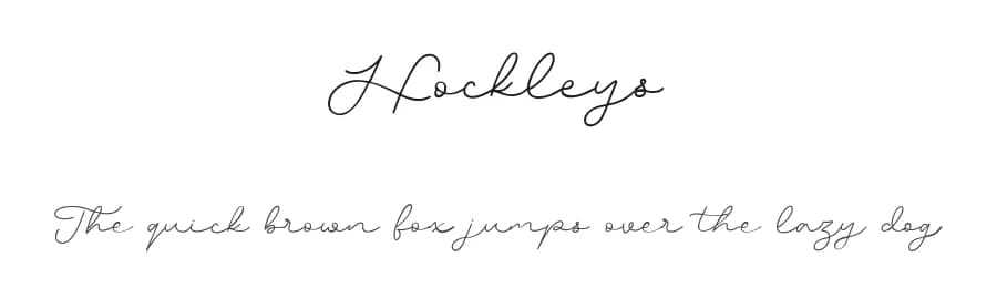Hockleys by Maulana Creative — Script Handwritten Font