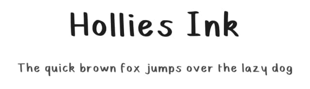 Hollies Ink by HollieInk — Script Handwritten Font