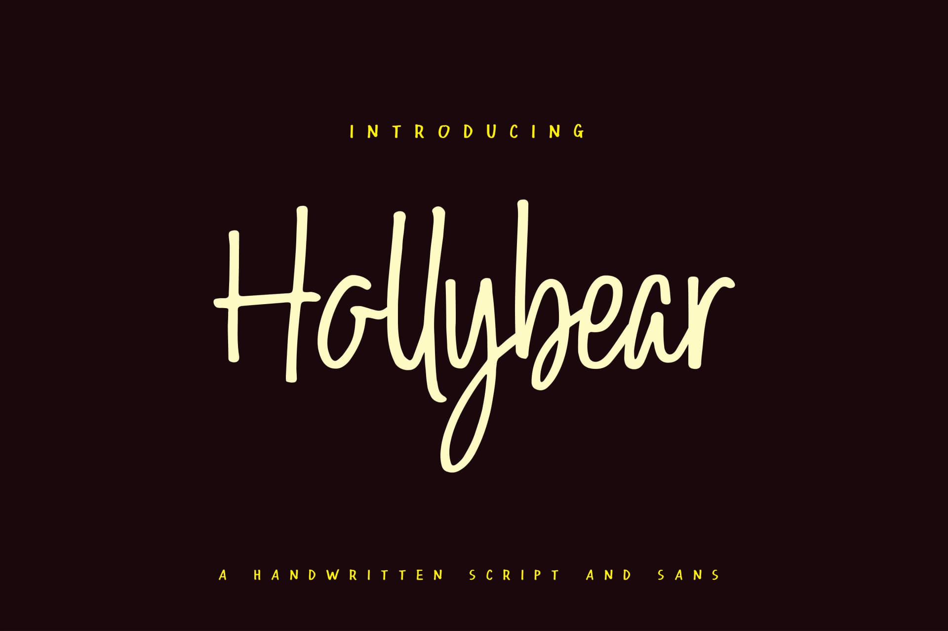 Hollybear Font by Runsell Graphic — Script Handwritten Font