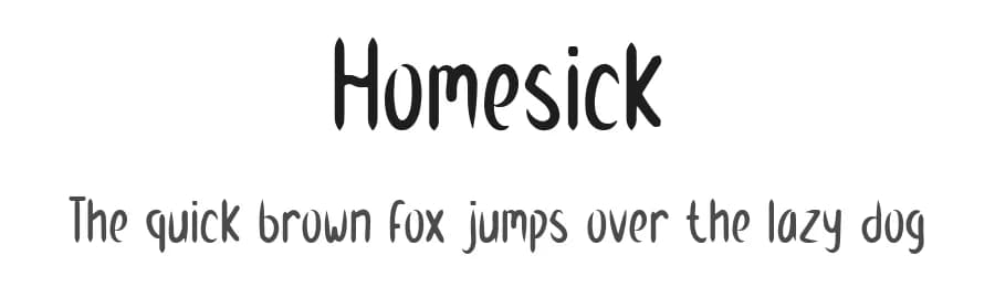 Homesick by Rangkai Aksara — Script Handwritten Font
