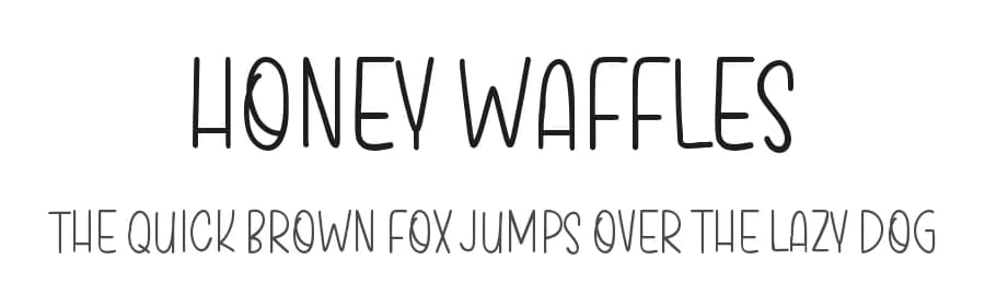 Honey Waffles by Allouse Studio — Script Handwritten Font