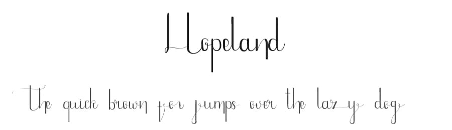 Hopeland by Edric Studio — Script Handwritten Font
