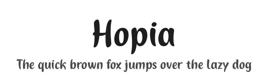 Hopia by 7NTypes — Script Handwritten Font
