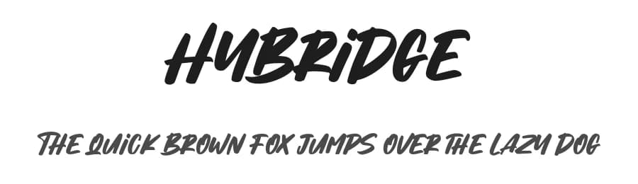 Hybridge by Maulana Creative — Script Handwritten Font
