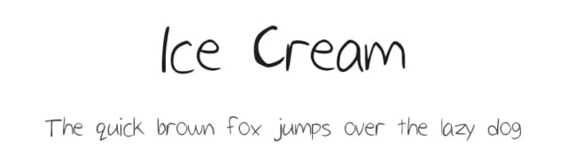 Ice Cream by Rocco Pisani — Script Handwritten Font