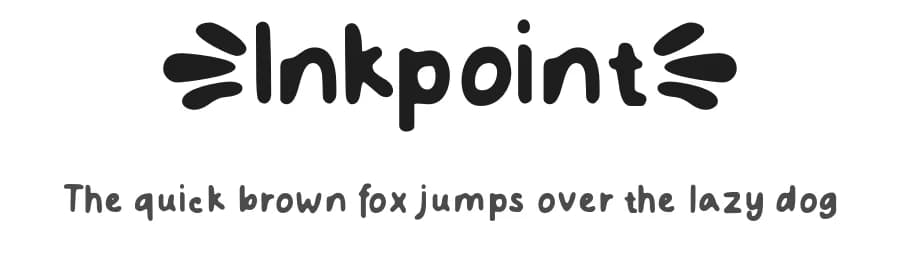 Inkpoint by MJType — Script Handwritten Font