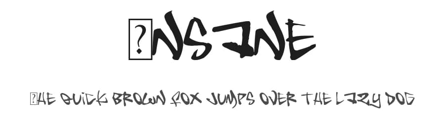 Insane by Johan WaldenstrΓΆm β Script Handwritten Font