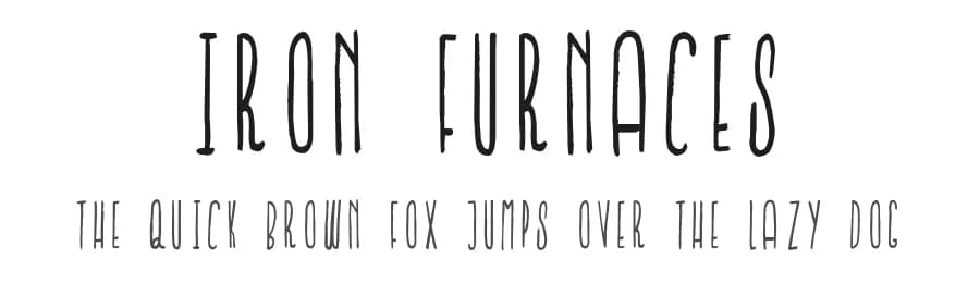 Iron Furnaces by Skyhaven Fonts — Script Handwritten Font
