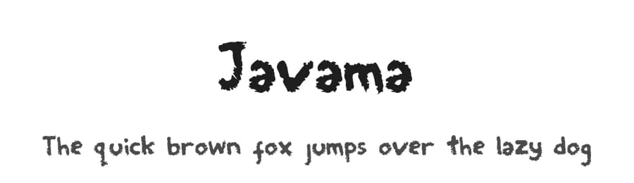 Javama by Shiddiq Art — Script Handwritten Font