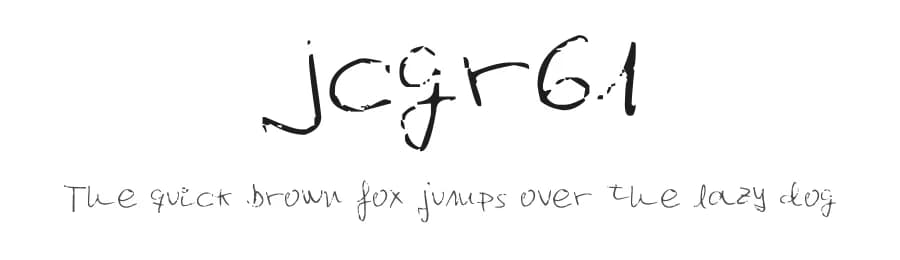 Jcgr61 by Juan Carlos Garcรญa โ Script Handwritten Font