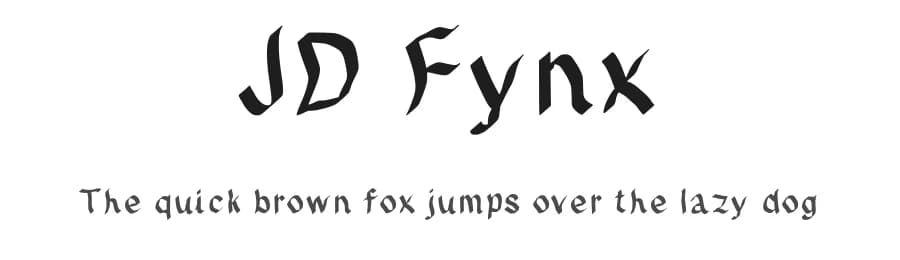 JD Fynx by Jecko Development β Script Handwritten Font