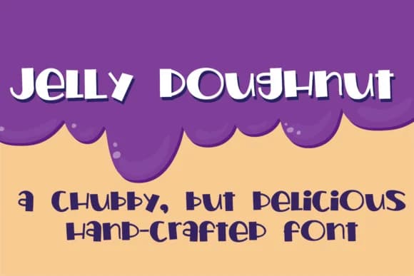 Jelly Doughnut Font by Illustration Ink — Script Handwritten Font
