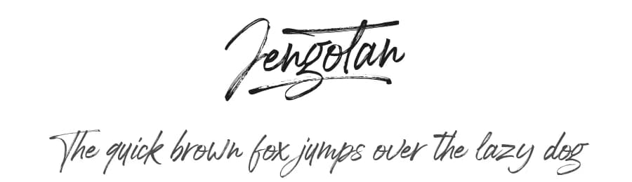Jengotan by Måns Grebäck — Script Handwritten Font