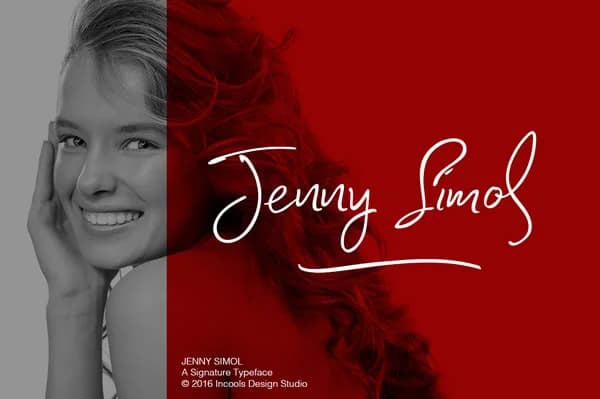 Jenny Simol Font by Incools Design Studio — Script Handwritten Font