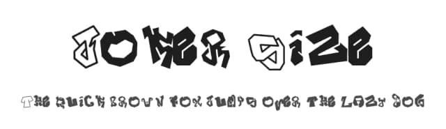 Joker Size by Vincent Quintela — Script Handwritten Font