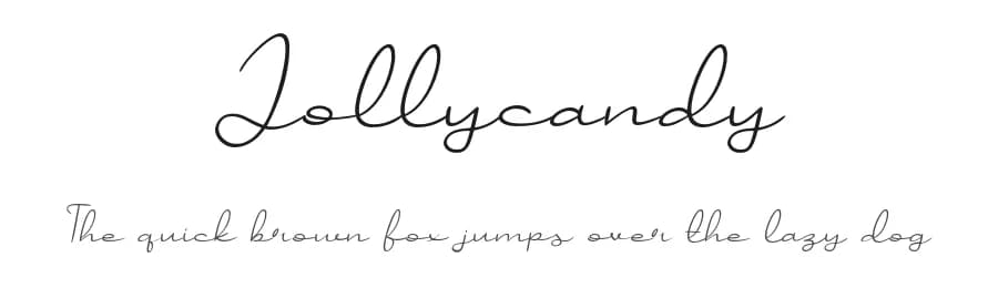 Jollycandy by Katario Studio — Script Handwritten Font