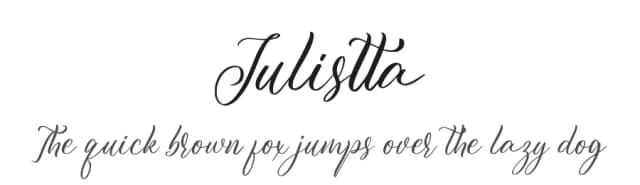 Julistta by FatmaStudio — Script Handwritten Font