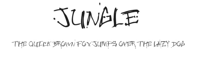 Jungle by Clearlight Fonts — Script Handwritten Font