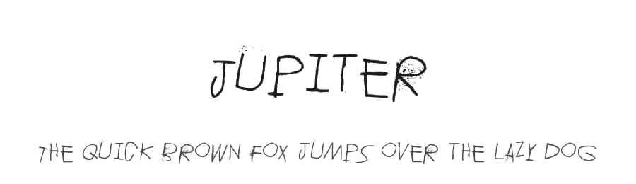 Jupiter by Juha Korhonen — Script Handwritten Font