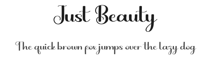 Just Beauty by Erik Studio — Script Handwritten Font