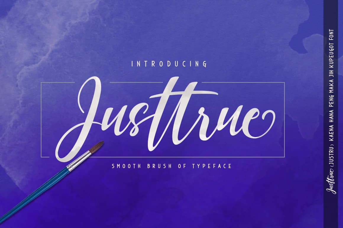 Justtrue Font by varianskills — Script Handwritten Font
