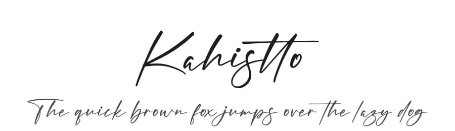 Kahistto by Letterena Studios — Script Handwritten Font