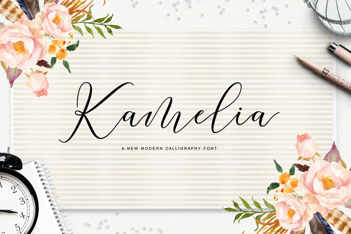 Kamelia Font by Megatype — Script Handwritten Font
