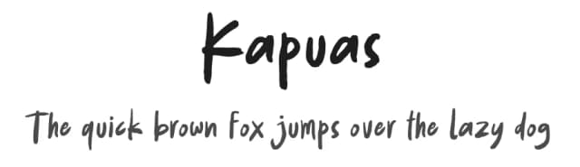 Kapuas by Weape Studio — Script Handwritten Font