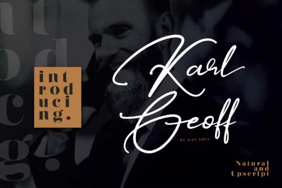 Karl Geoff Font by Mas Anis — Script Handwritten Font