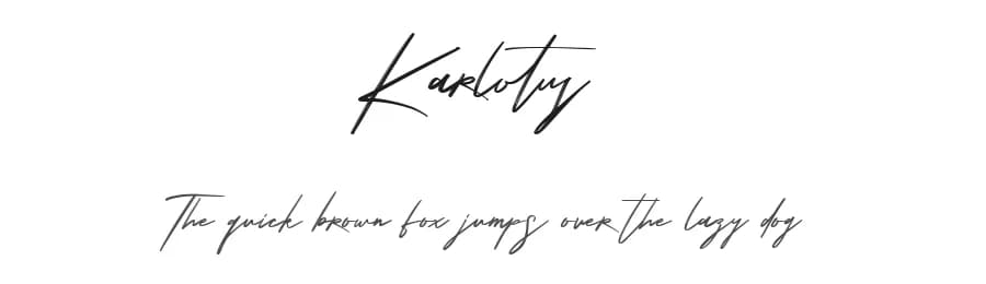 Karlotus by Maulana Creative — Script Handwritten Font