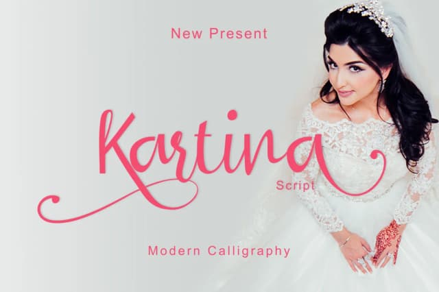 Kartina Script Font by Marxause — Script Handwritten Font