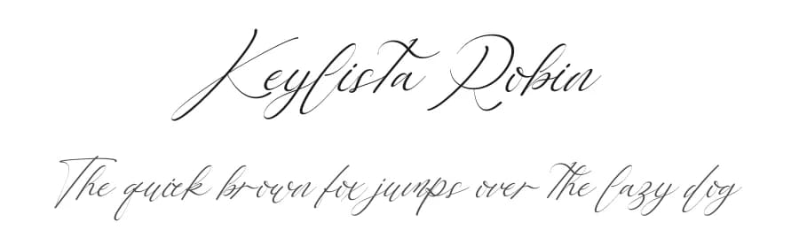 Keylista Robin by Letterena Studios — Script Handwritten Font
