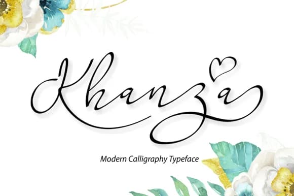 Khanza Font by BONJOURTYPE — Script Handwritten Font