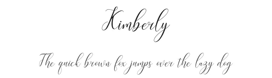 Kimberly by Amarlettering - Takiy — Script Handwritten Font