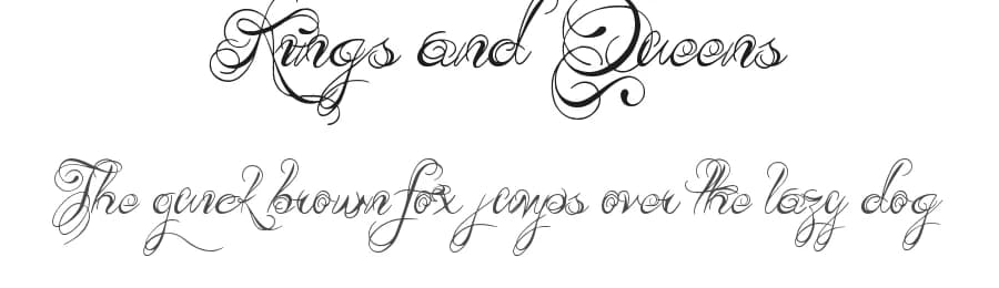 Kings and Queens by JSH creates — Script Handwritten Font