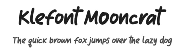 Klefont Mooncrat by Pollux of Geminorum — Script Handwritten Font