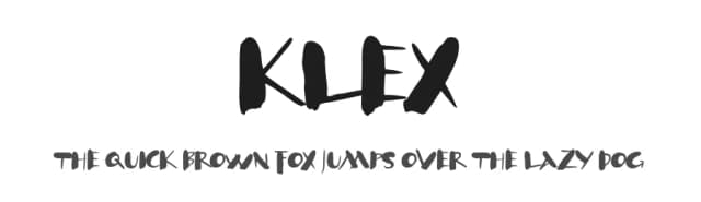 Klex by ingoFonts — Script Handwritten Font