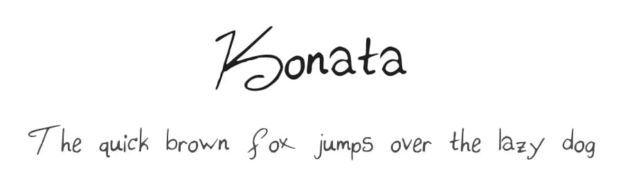 Konata by Skyhaven Fonts — Script Handwritten Font